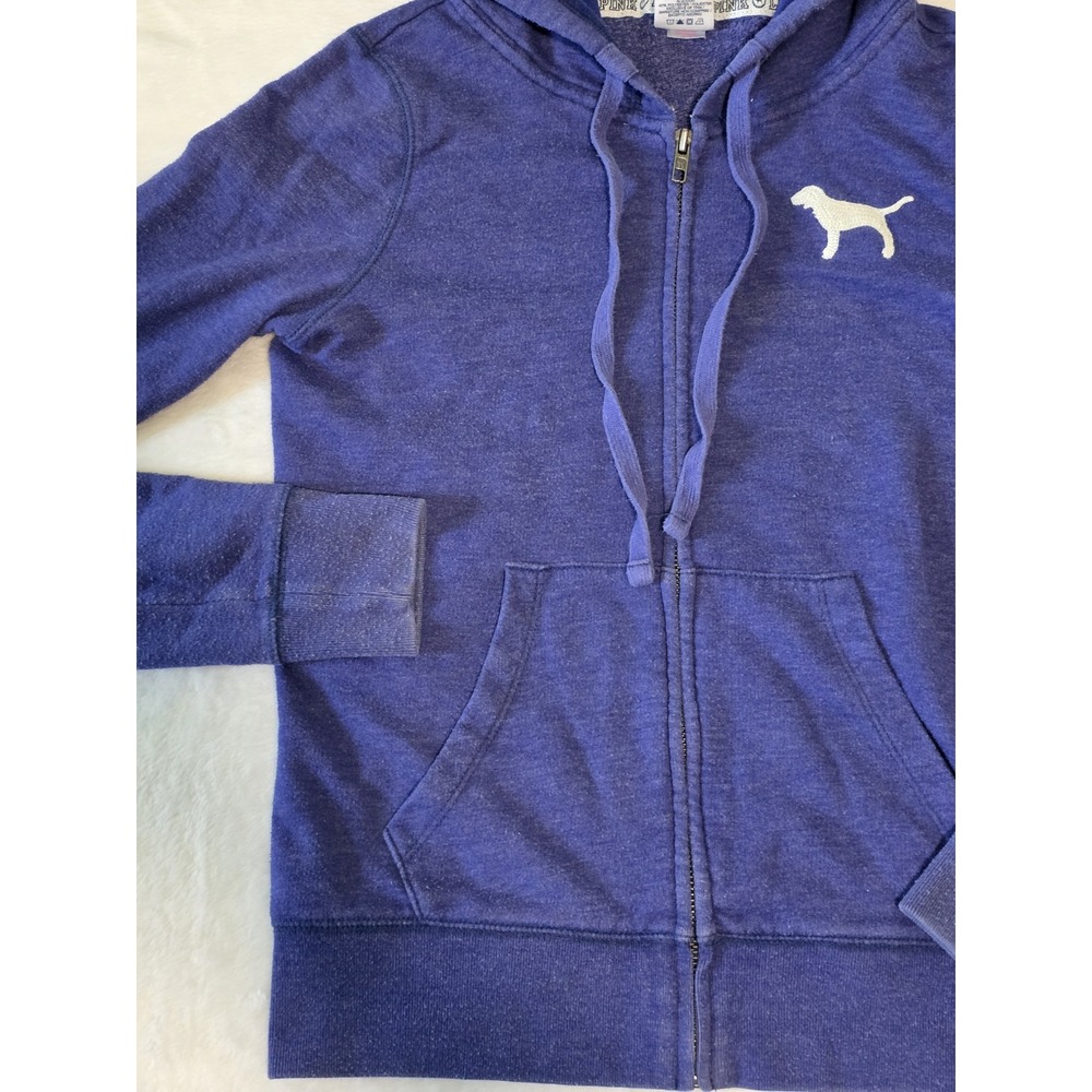 Victoria's Secret PINK Vintage Y2K Womens Small Blue 86' Embroidered Sweat Set - Picture 8 of 14